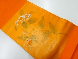 リサイクル　紫陽花模様刺繍名古屋帯